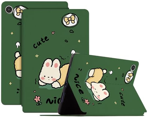 DayQiQiPu Case for Lenovo Tab M8 4th Gen 2024/2023 8.0 Inch TB-301FU/300FU/300XU PU Leather Cute Animal Series Pattern Ultra-Thin Tablet Stand Flip Case with Auto Wake/Sleep Protective Cover,05
