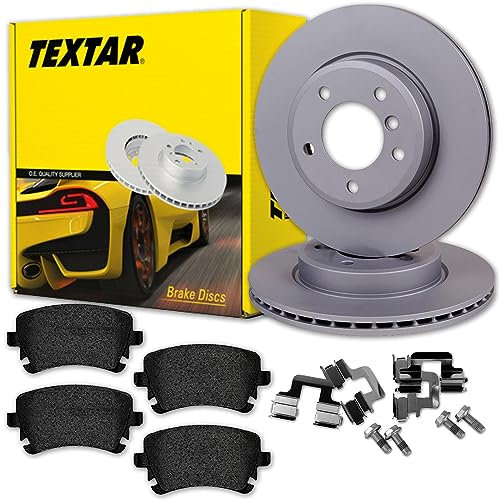 TEXTAR Bremsscheiben 330mm + Beläge hinten passend für A6 4F C6 Limo + Avant