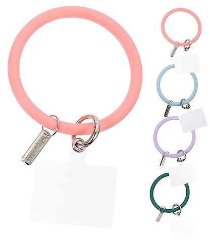 KICHOUSE 4Pezzi Telefono e Accessori Scuro Sospesa per Chiavi e Portafogli