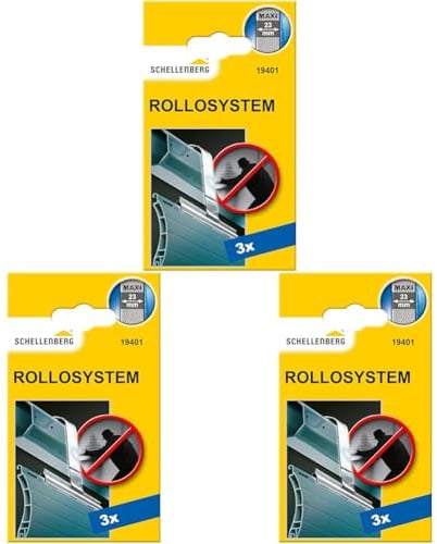 Schellenberg 19401 Rollladenaufhängung Maxi, Edelstahl (Packung mit 3)