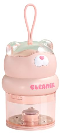 Desktop Cleaner Vacuum, USB Rechargeable Desk Vacuum, Cute Bear Design Mini Duster, Portable Tabletop Cleaning Gadget, Suitable For Student Car Office Home Shop Counter Electronics