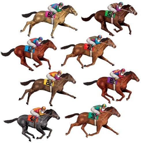 Beistle A Creation Race Horse Props, Multicolor, 73.66 cm