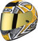 HJC Helmets HJ-17 Unisex-Erwachsene Klapphelm Ersatzhelm Gesichtsschutz (Gold, Einheitsgröße)