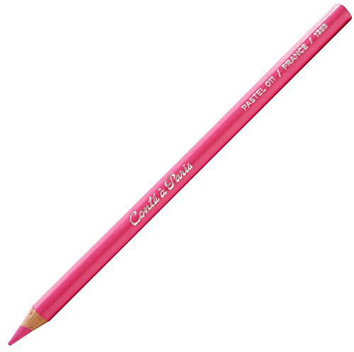 Conté à Paris 2111 Pastellstifte mit hoher Lichtechtheit aus hochwertigen Pigmente für Skizzen und Portraits, Ø Mine 5mm, Ø Stift 8,5mm - Rosa