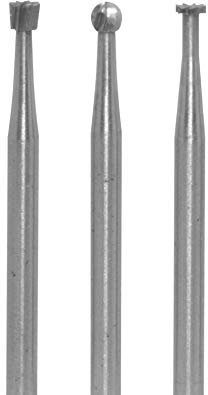 Donau Elektronik 1700 3 Verschiedene Frässtifte, 2,3 mm Durchmesser, Mehrfarbig, 2,3 mm