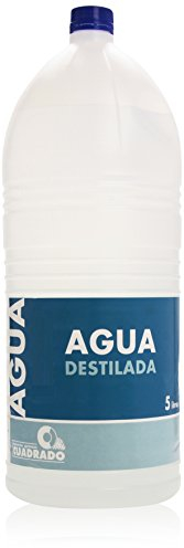 Agua destilada Cuadrado garrafa 5 l.