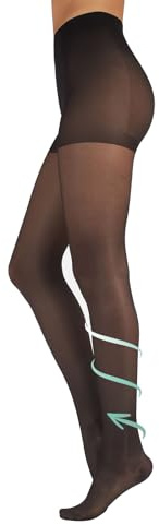 CALZITALY Medizinische Feine Stützstrumpfhose mit Hoher Abgestufter Kompression | Schwarz, Hautfarbe | S, M, L, XL, XXL | 140 DEN | Made in Italy