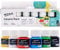 MONT MARTE Ceramic Paint Signature, 6 Mixable Colours, 20ml (0.7oz) bottles, Paint for Porcelain, China and Glass, Art and Craft Supplies for DIY projects, Paints for Beginners, Students and Adults