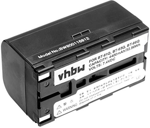 vhbw Akku kompatibel mit Topcon GPT-750 | GPT-7000i, GPT-7000, GPT-700, GPT-7501, GPT-7500 Messgerät (4400 mAh, 7,4 V, Li-Ion)