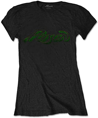 T-Shirt # M Black Femmina # Vintage Logo