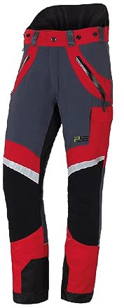 PSS Schnittschutzhose X-Treme Light Rot/Schwarz Größe 48