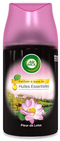 Air Wick Desodorisant Maison Recharge Diffuseur Freshmatic Max Rare Fleur de Lotus du Sichuan 250 ml