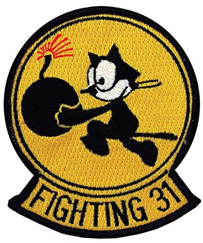 US Navy USN VF-31 Tomcatters Fighter Attack Squadron bestickter Aufnäher mit Bügelkleber