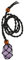 EJY Necklace Cord Empty Stone Holder, Large Crystal Pendants Necklace Rope Adjustable Stone Cord for Necklace DIY Jewelry Making