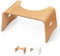 Well Care Toilettenhocker aus Lackiertem Holz - WC Hocker fur Erwachsene - Ermöglicht hockende Position Anti-Verstopfung - Klohocker Made in France - Squatty Kackhocker