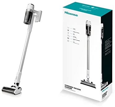 Hisense Aspirateur Balai sans câble HVC6134W, Blanc, 4kg