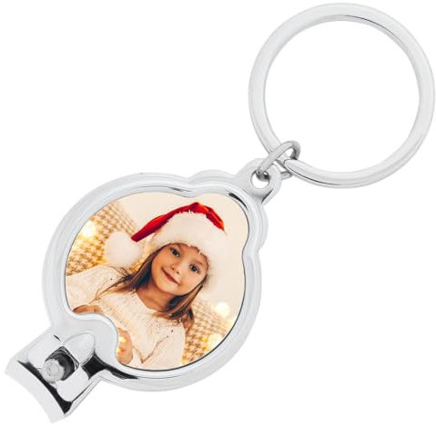Porte-Clef Coupe ongle personnalisé Photo – Porte clé avec Fonction Coupe Ongles et décapsuleur – Impression Photo sur ce Porte clé Pratique