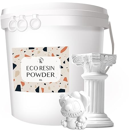 Tassika Eco Resin Pulver für Anfänger, 3,6 kg, Terrazzo-Harz-Set, komplettes Harz-Kit (Jesmonit-Alternative)