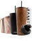 MAMEIDO Thermobecher mit Strohhalm 470ml, Trinkbecher mit Deckel und Strohhalm aus Edelstahl doppelwandig isoliert, auslaufsicher, Coffee to go Becher (Oak Wood, 0,47l)