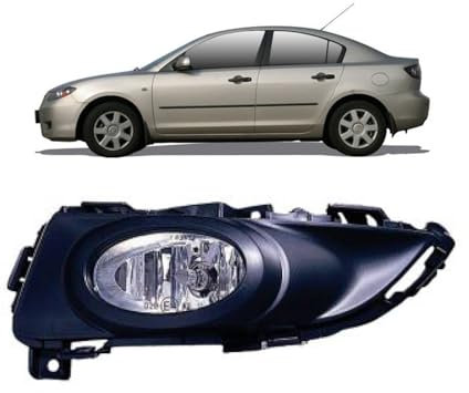 DM Autoteile 108390 Nebelscheinwerfer Nebelleuchte Nebellicht NSW links kompatibel für Mazda 3 (BK)