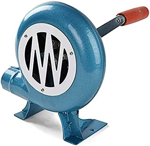 KRASS Gebläse Handkurbel Schmied Schmiede Hand Kleiner Grill Hoher Winddruck Hoher Wind Geeignet Für Camping BBQ,200 Watt,Collector88