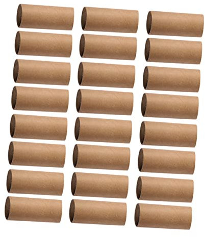 Operitacx 30 Rouleaux Tubes De Serviettes En Papier Tubes En Carton Pour Lartisanat Tubes De Papier Toilette Rouleau De Papier Kraft Marron Tube En Carton Cylindre Tube De Papier