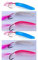 Unghietta Con Piuma Cucchiaino Artificiale Pesca Traina Esca Tonnetti Lampughe Spigola Kit 6 Pezzi CM. 6
