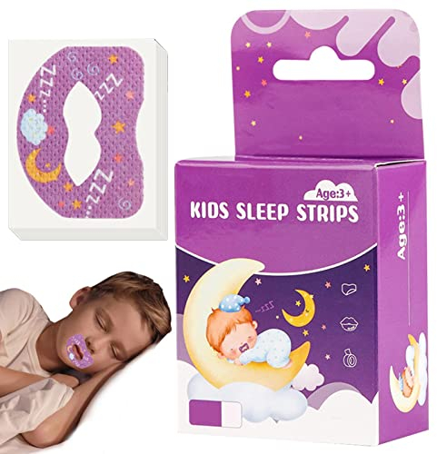 Anti Snoring Sleep Strips, Mouth Breathing Tape, Correction Lip Nose Breathing Improving Patch for Children Adult
