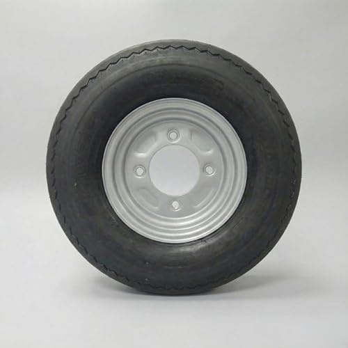 Roue complète 480x8 8 - 4 Trous - Entraxe 115mm - Déport 0 - Pour remorque - 8 pouces - Largeur 4,8 pouces - Indice de vitesse N 140km/h - Indice de charge 62 (265kg)