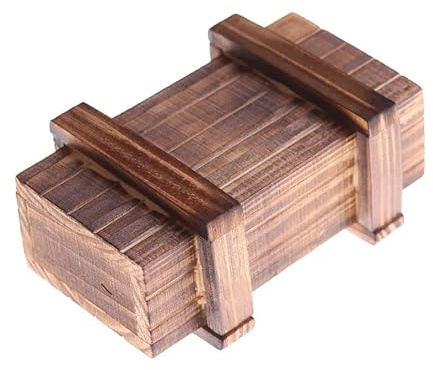 geo-versand Kleine Trickschachtel - aus Holz - 1 Fach