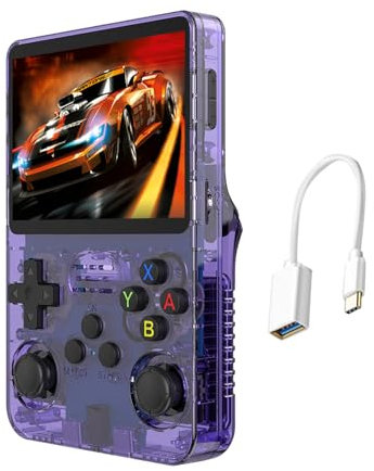 Niktule Consola de Juegos Retro portátil,Juego Retro portátil - Reproductor de Juegos portátil con Pantalla a Color de 3,5 Pulgadas - Videojuego de Mano, Regalos de Consola de Videojuegos para niños