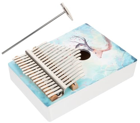 DIKACA Kompaktes 17-Ton-Fingerklavier Bull Kalimba Daumenklavier Kinderspielzeug -Piano-Design