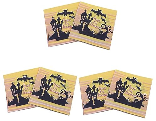 Mobestech 3sets Halloween Party Servietten Einweg Abendessen Servietten Spooky Tisch Für Karneval 20 Stücke * 3