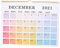 STOBOK 3-teiliger Kalender 2021 Wandkalender Planerhaken Zum Einfachen Aufhängen Englischer Kalender Für Die Dekoration Im Homeoffice Oder Arbeitszimmer