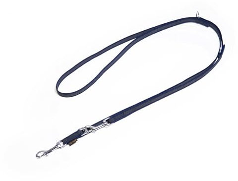 Mystique® Gummierte Umhängeleine Leine 15mm Standard Karabiner royal blau 3m