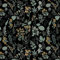 Fiula Selbstklebende Tapete Floral Muster Blumentapete 41CMx6M Blätter Vintage Tapeten Klebefolie Möbel Wandtapete Selbstklebend Möbelfolie DIY Fototapete Schwarz Grün Gelb Wandverkleidung Wallpaper