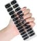 Semi Cured Nails Polish Wraps Halloween Nails Stickers Glow In Dark Gels Nails Strips Nails Art Decoration
