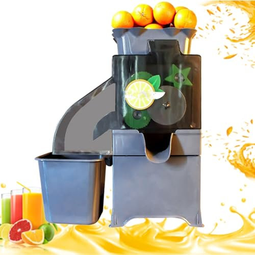 Exprimidor de naranjas comercial, exprimidor de naranjas eléctrico de 220 V, for naranjas de φ40-80 mm, 20-25 piezas/min, jugo de naranja, cítricos, pomelo