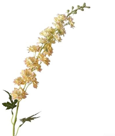Superbe fleur artificielle en jacinthe violette pour décoration de la maison et événements spéciaux (jaune)
