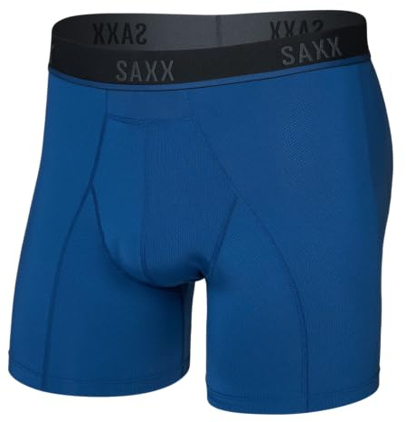 Saxx Underwear Men's Boxer Shorts – Vibe Boxer Shorts with Built-in Ballpark Pouch Support – Underwear for Men, Core