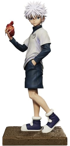 Noowye Killua Zaoldyeck Actionfigur Anime Statue Killua Zaoldyeck Figure 27Cm Stehend Figuren PVC Manga Figurine Anime Merch Deko Geburtstag Geschenk