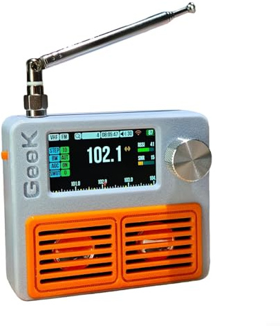 Si4732 Radio portable stéréo pleine bande, FM/AM/SW/LW/Airband avec radio Internet et écran HD IPS de 1,9, pour ESP32-S3 Pro Edition