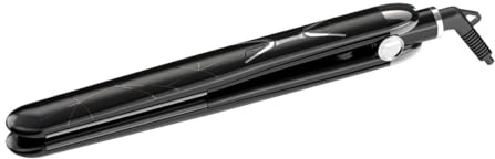 Plancha Pelo Infrarrojos By AGV Crystal Infrared 60W Negro - Placas Estrechas 25mm, Alisador y Rizador, Protección Capilar, Cable Giratorio 360°