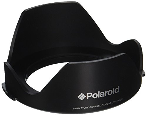 Polaroid Studio Series 58 mm Gegenlichtblende mit exklusivem Druckknopf-Montagesystem – kein Herumdrehen mehr mit altmodischen Gewindehauben