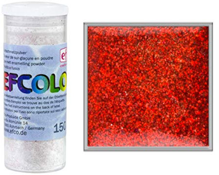 Efco EFCOLOR 10ml Glitter Red, Kunstharz, Rot glitzernd, 5 x 3 x 3 cm