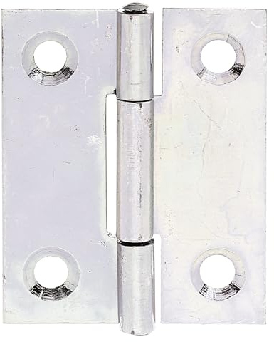 Alberts 850173 Scharnier | halbbreit | sendzimirverzinkt | 41 x 33 mm | 50er Set