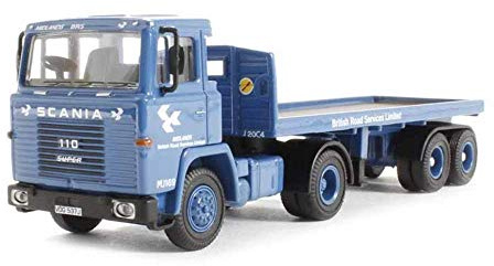 Oxford Diecast 1:76 Scania 110 Flatbed BRS Collectable model 76SC110001