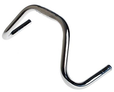 BLB Lenker Escobar Vintage Moustache Silver Chrom (Fixed Lenker) / Handlebar Escobar Vintage Track Moustache Chromed Silver (Handlebars Fixed)