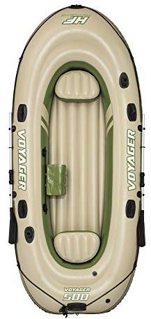 Bestway Hydro-Force Schlauchboot-Set Voyager 500, für 3 Personen, 348 x 141 x 48 cm