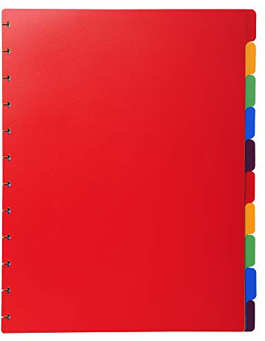 Exacompta dividers Rigid PP Multicoloured A4 Maxi 10 tabs